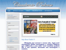 Tablet Screenshot of claudemirpedroso.com.br